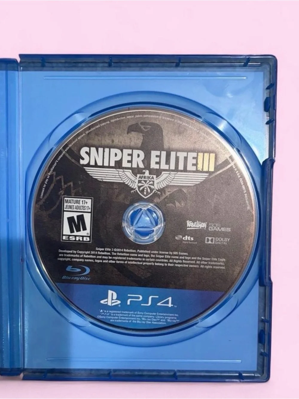 Sony PS4 Sniper Elite III — Blue Case
